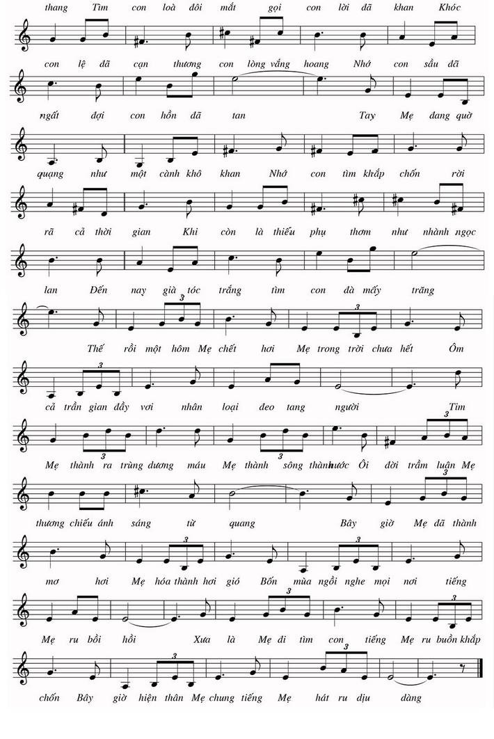 Sheet nhạc Đạo Ca 4 2